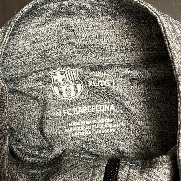 NWT FC Barcelona Athletic 1/4 Zip Sweatshirt - Picture 2 of 6